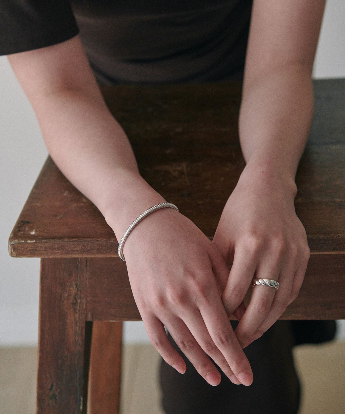 베흐트(VERTE) Huit.806 / tier bangle bracelet