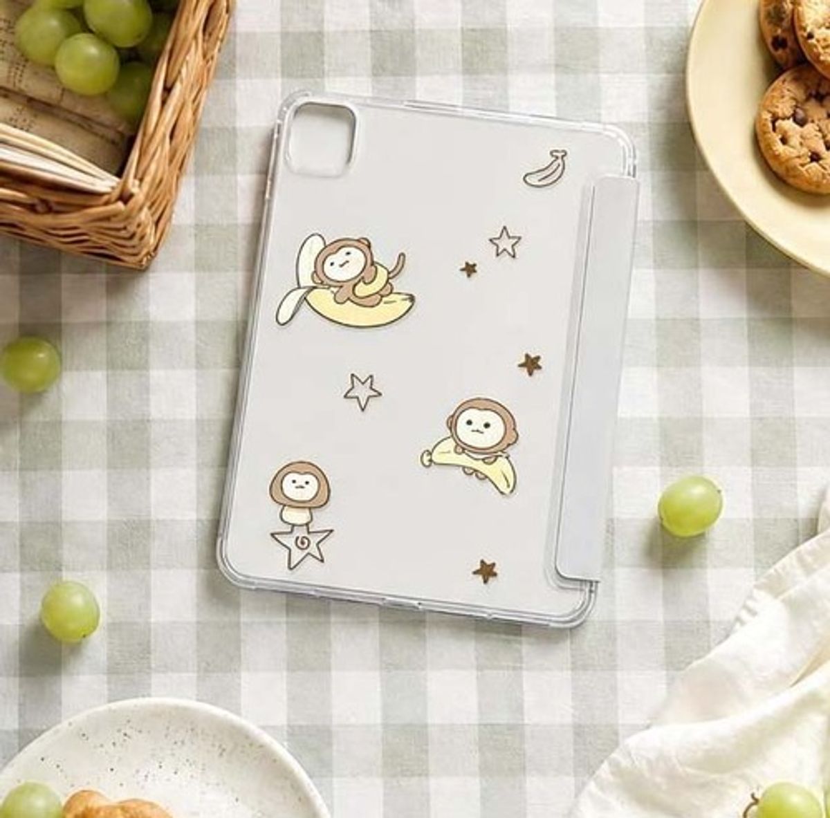 이레케이스앤굿즈(IRECASEGOODS) 꿈숭이 갤럭시탭 아이패드 애플펜슬 수납가능 풀커버 케이스