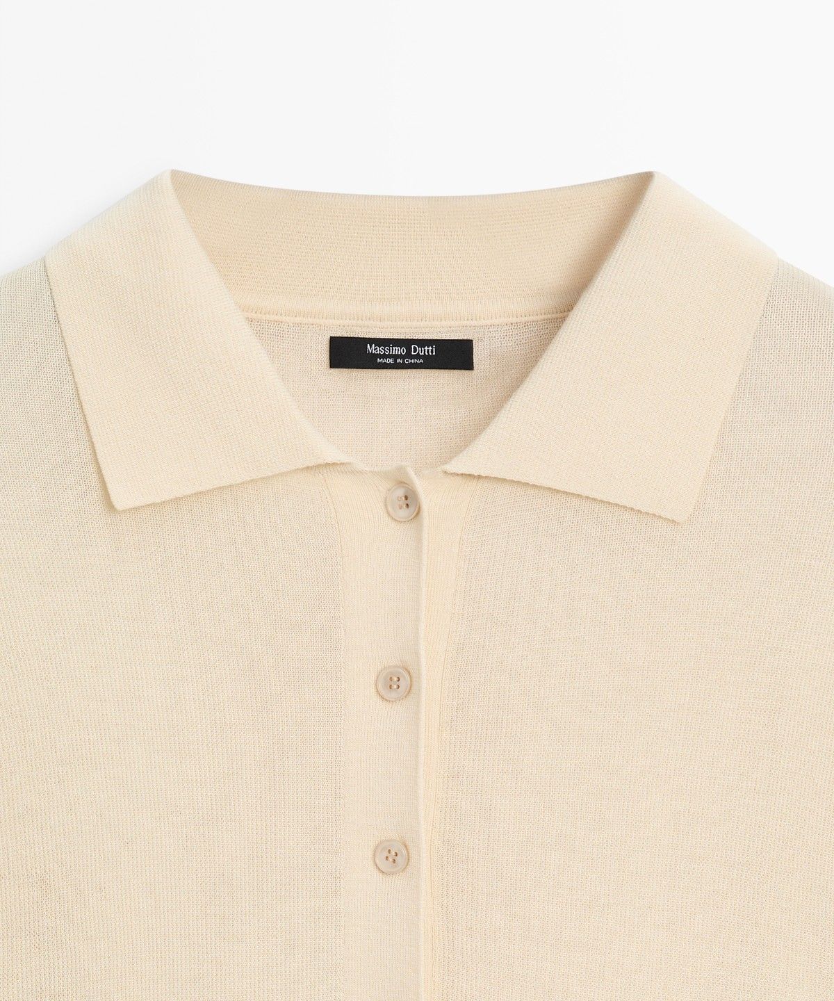 마시모두띠(MASSIMO DUTTI) 코튼 실크 블렌드 폴로넥 니트