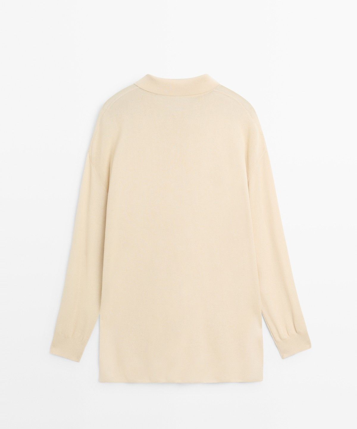 마시모두띠(MASSIMO DUTTI) 코튼 실크 블렌드 폴로넥 니트