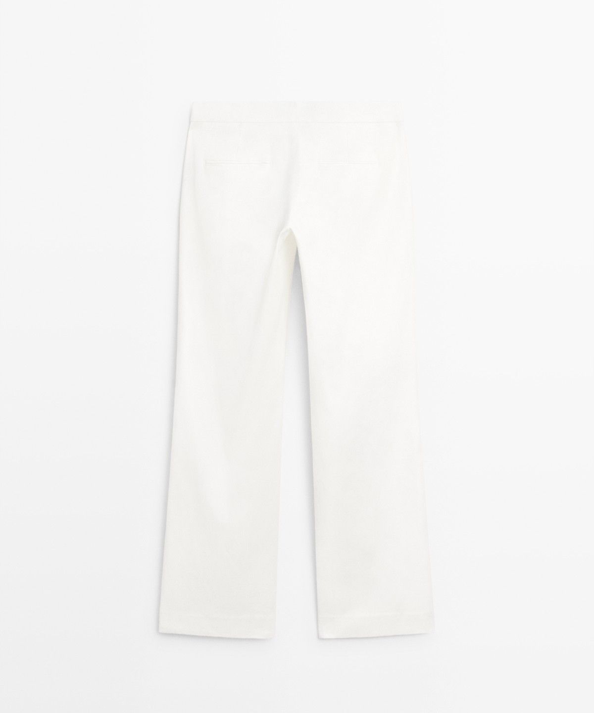 마시모두띠(MASSIMO DUTTI) 린넨 킥 플레어 팬츠
