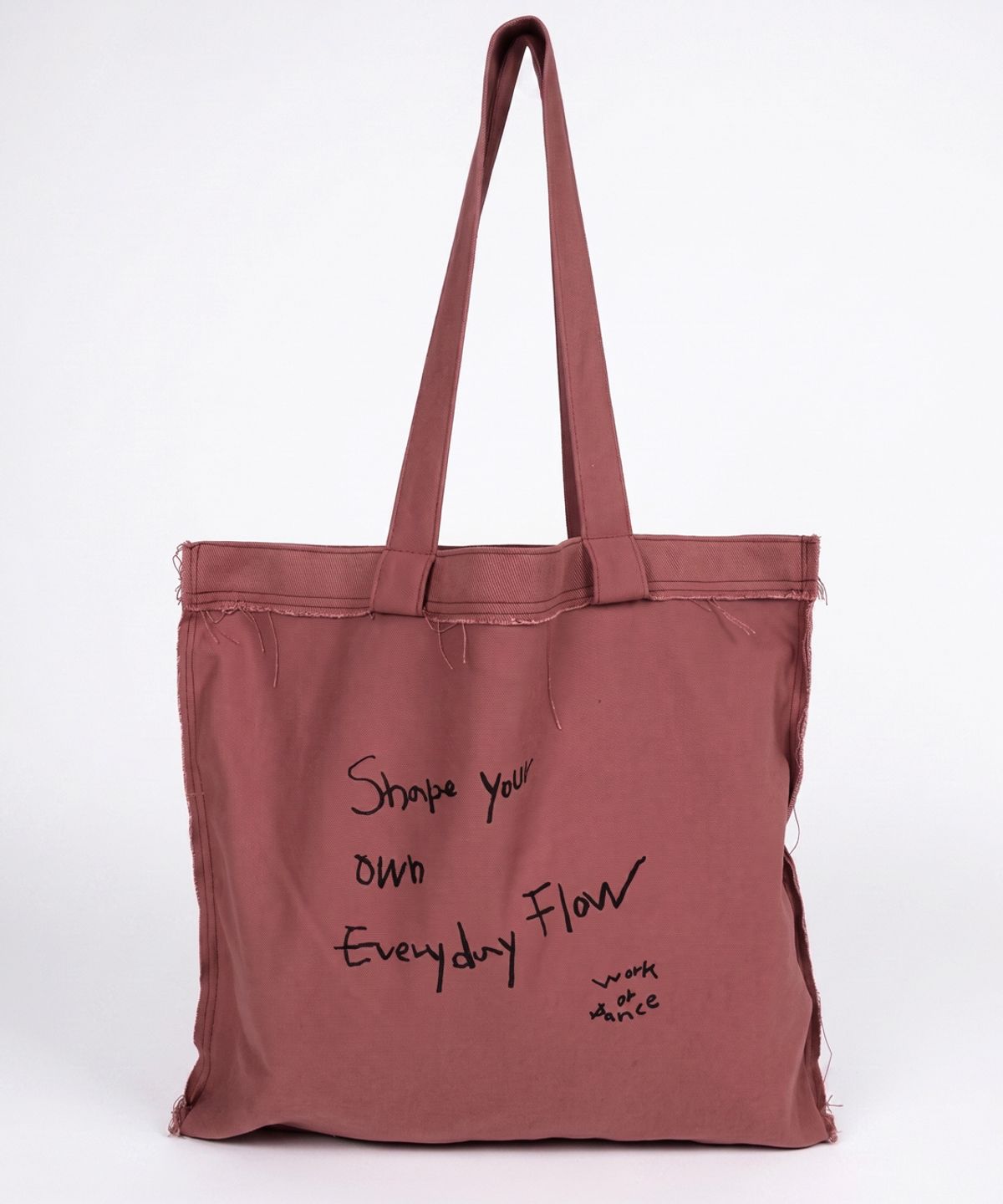 워크 오얼 댄스(WORK OR DANCE) Fray Bag pink