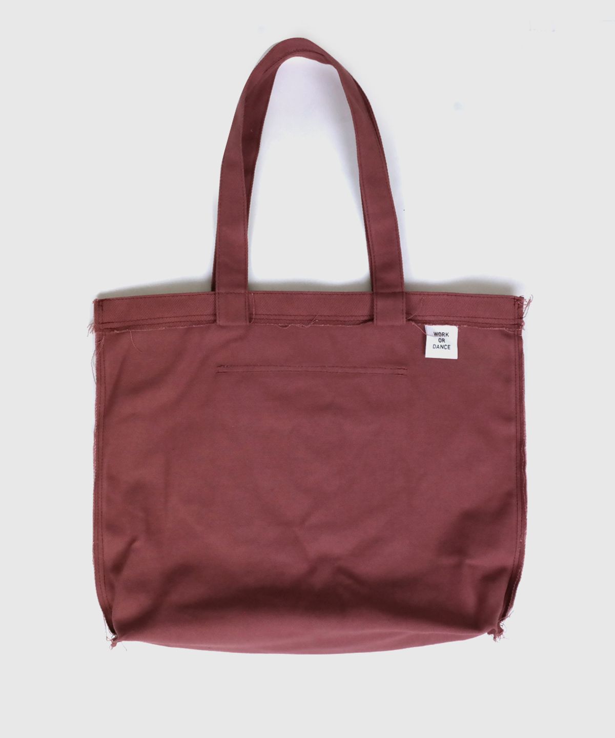 워크 오얼 댄스(WORK OR DANCE) Fray Bag pink