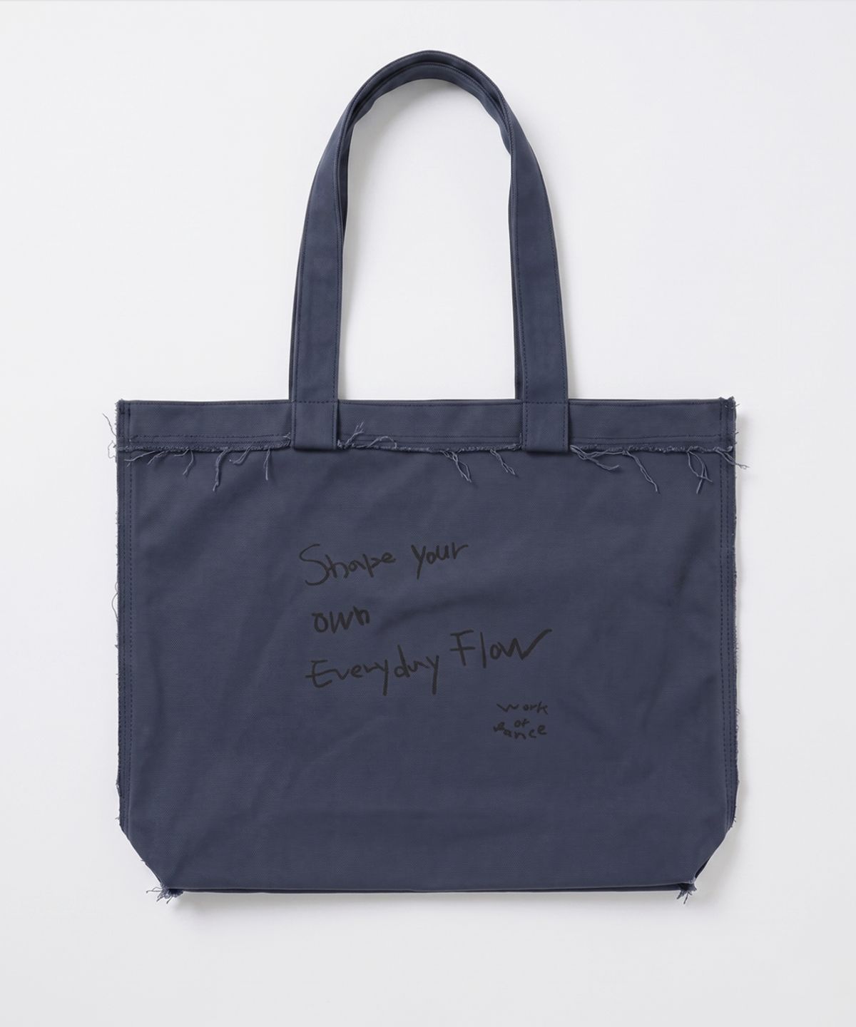 워크 오얼 댄스(WORK OR DANCE) Fray Bag navy