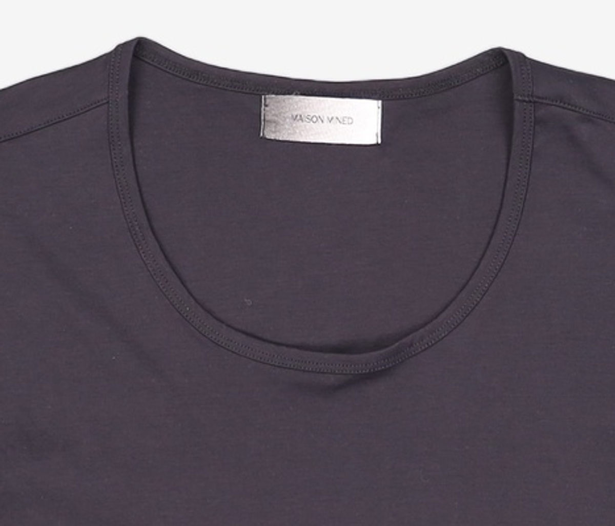 메종미네드(MAISON MINED) BLESS U NECK HALF T BLACK S