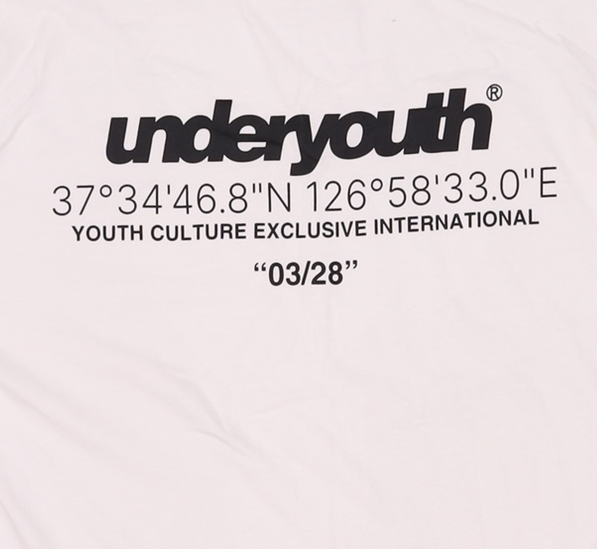 언더유스(UNDERYOUTH) 반소매 티셔츠 S