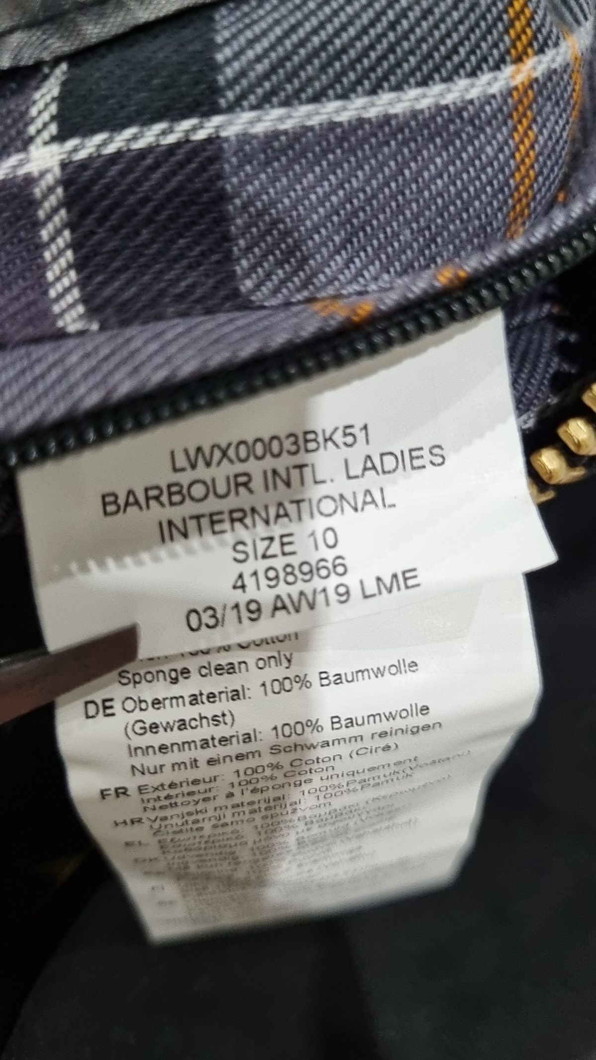 바버(BARBOUR) 사파리/헌팅 재킷 10