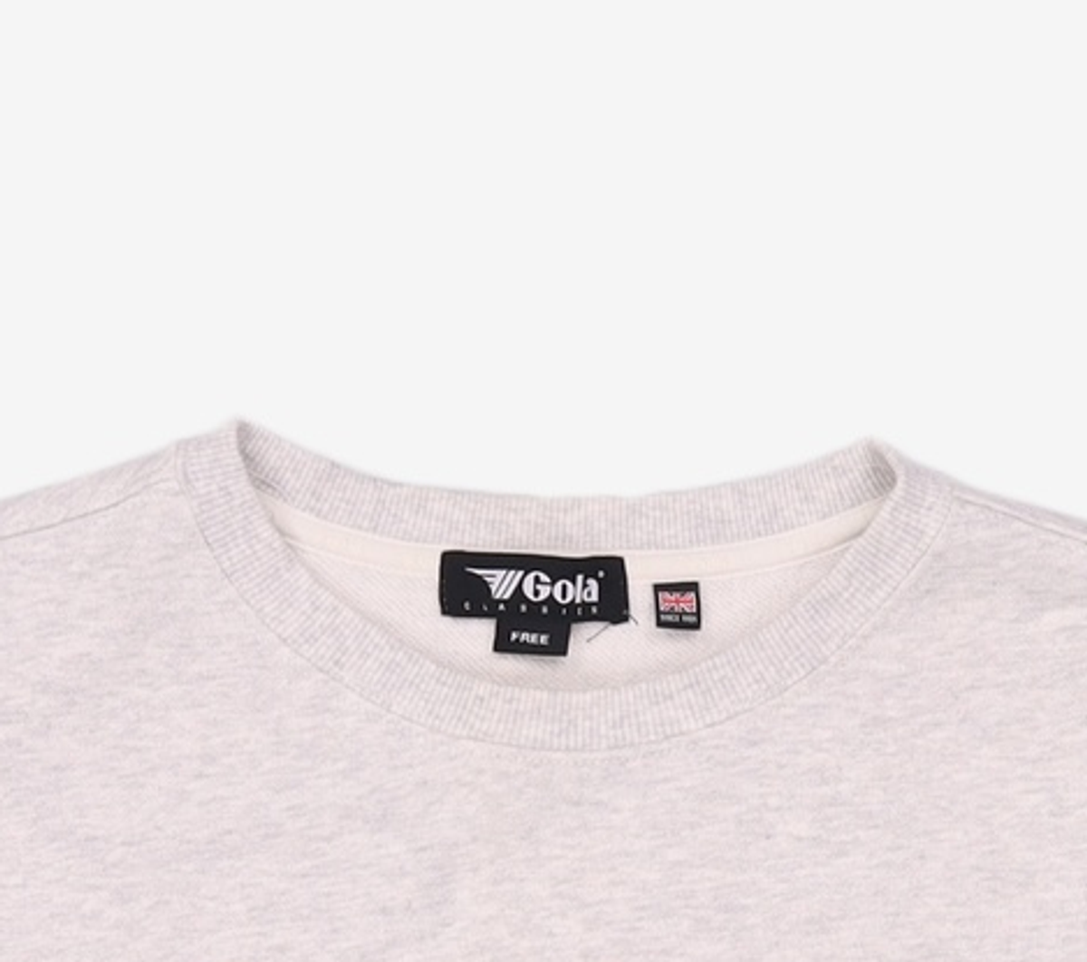 골라(GOLA) W 빅로고 크롭 스셔츠 W BIG LOGO CROPPED SWEATSHIRT FREE