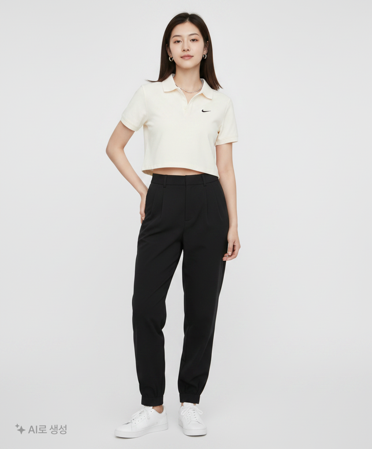나이키(NIKE) 스포츠웨어 에센셜 반소매 폴로 탑 W - 세일:블랙 / DV7885-133 85