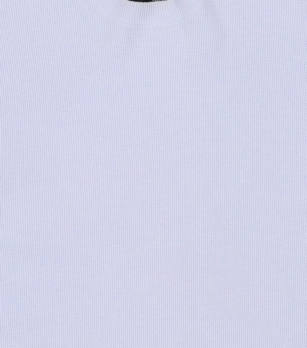 가먼트레이블(GARMENT LABLE) Shory Sleeve Waffle Knit - Sky Blue S