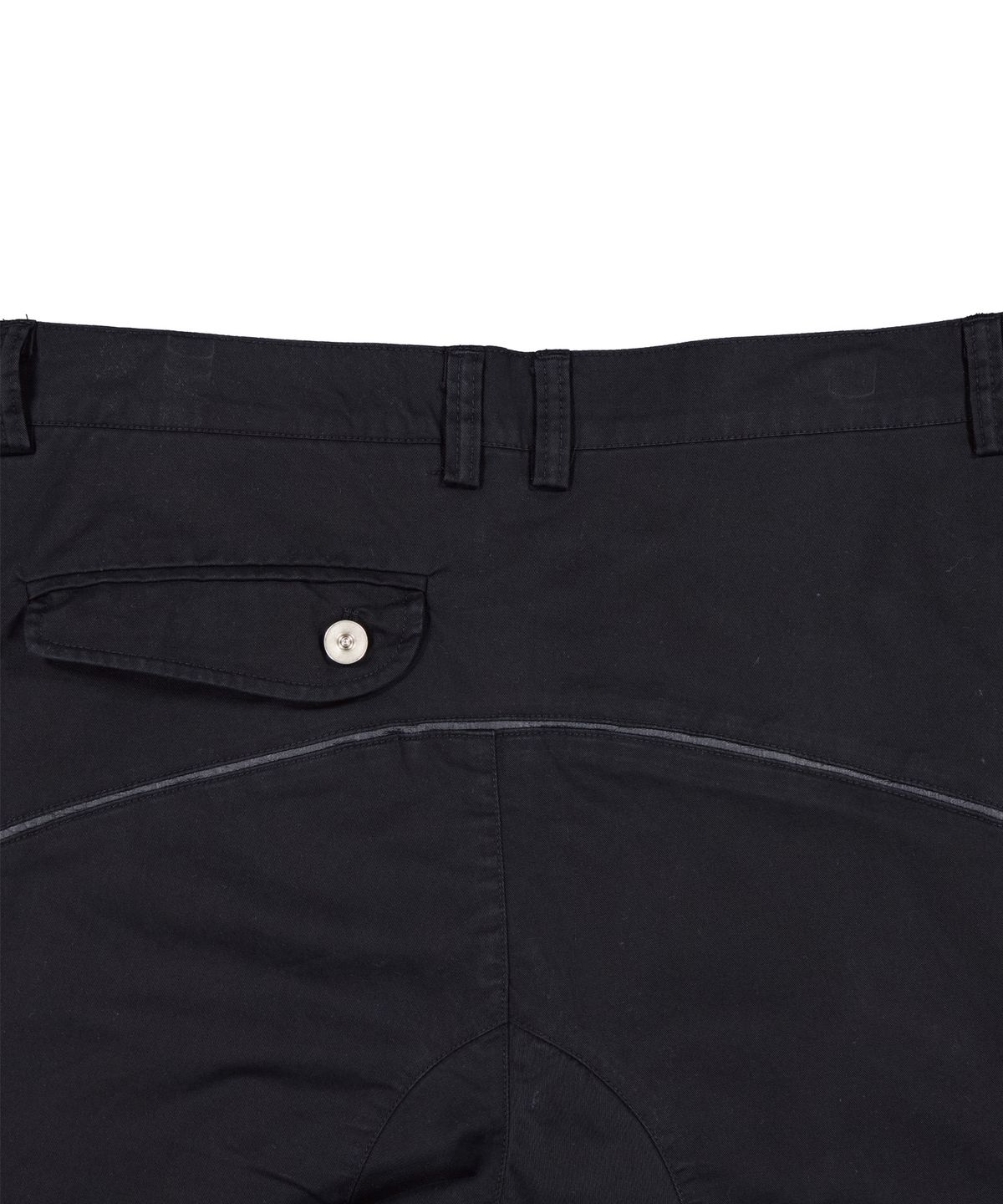 래크로프(LACKROPE) WASHED DRAWSTRING TROUSERS - BLACK
