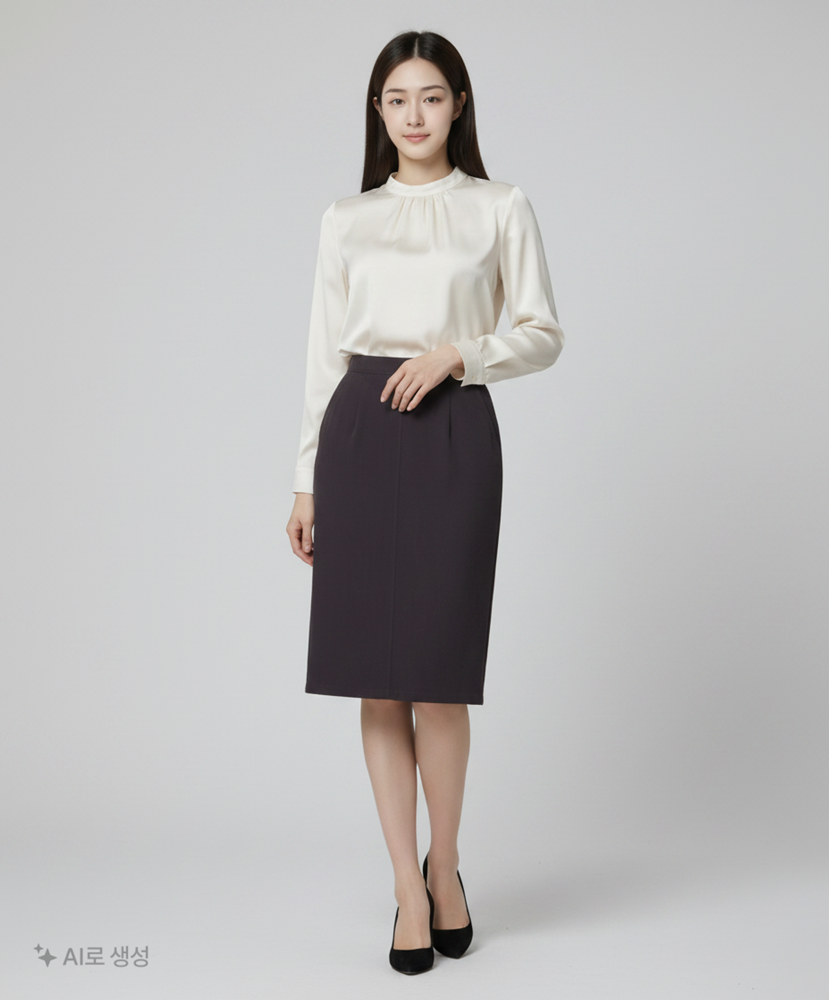 스파오(SPAO) 롱스커트 L