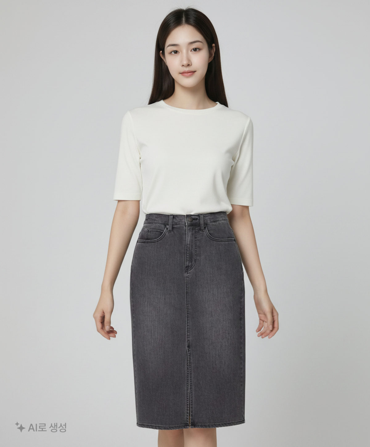 유니클로(UNIQLO) 롱스커트 58
