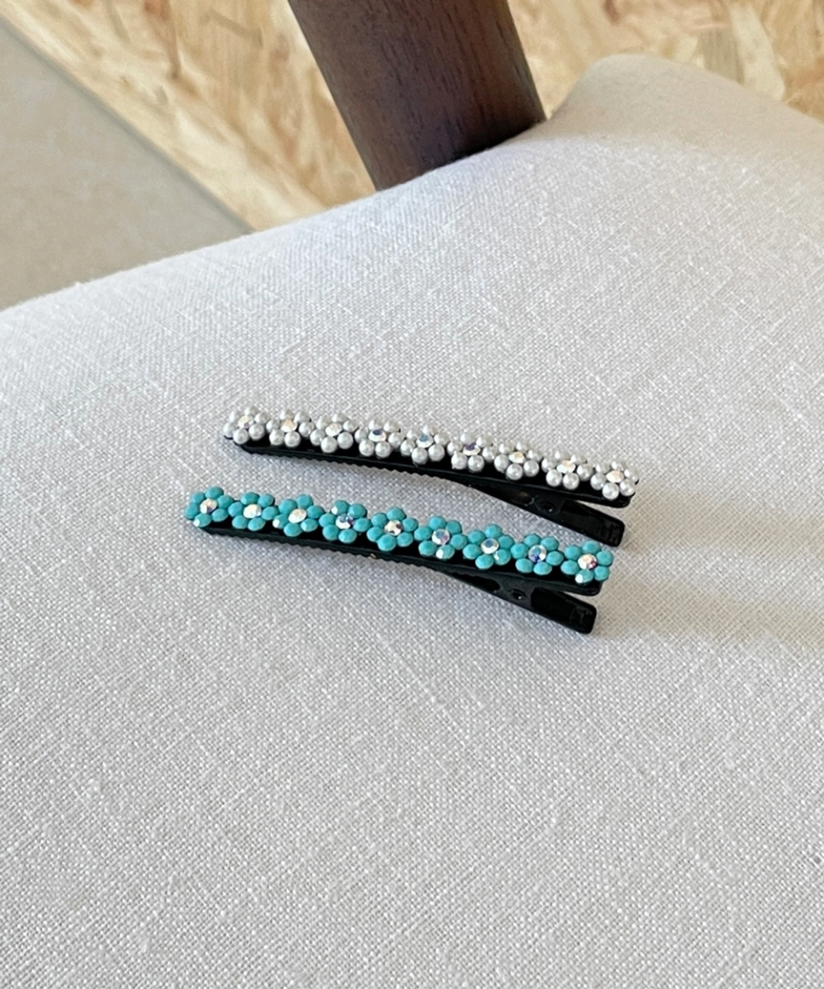 판타스틱 플래닛(FANTASTIC PLANET) beads flower garden hair pin (2colors)
