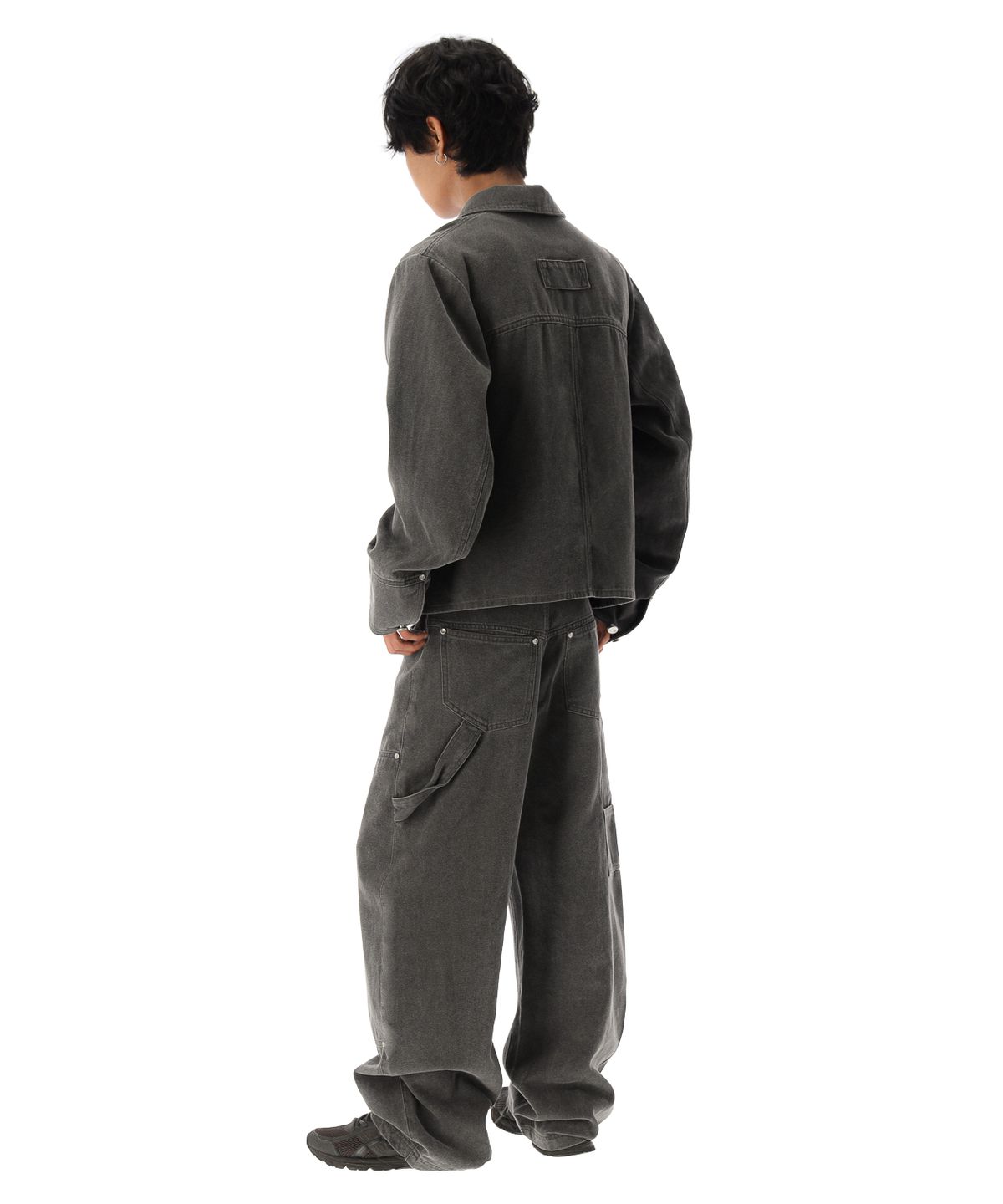 헤일로(HAIILO) Miled Work Jacket (Cement-charcoal)
