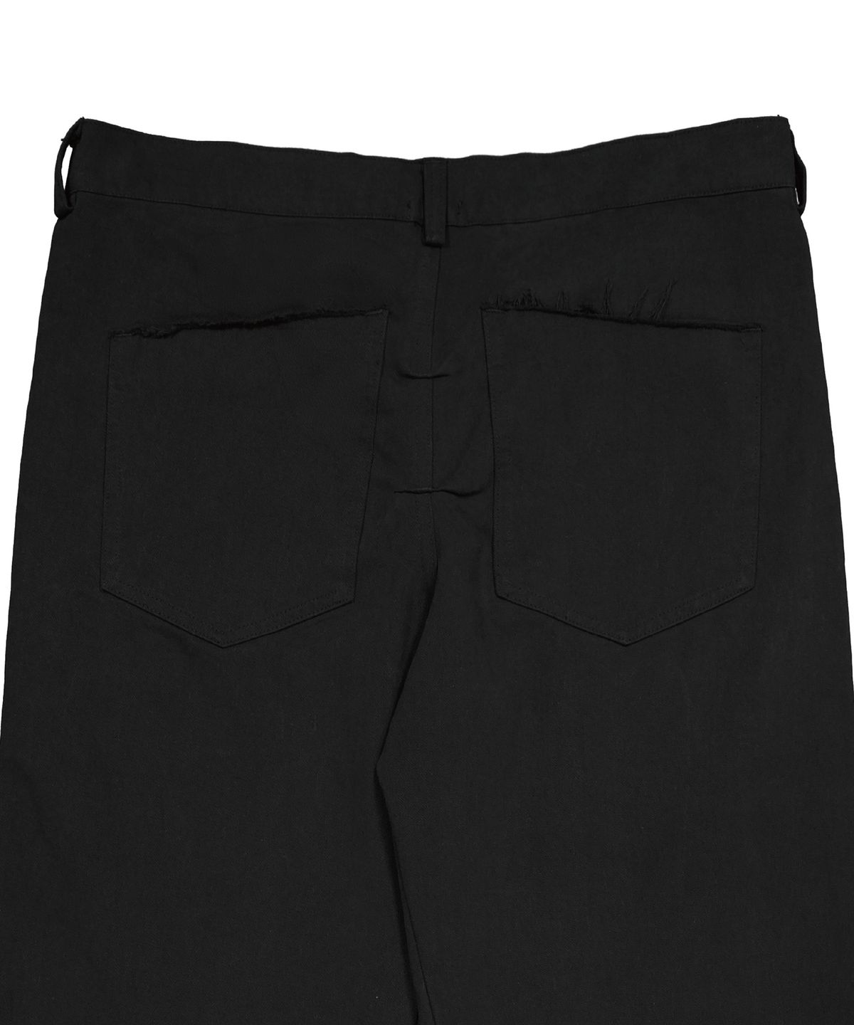 래크로프(LACKROPE) CARGO FLARED TROUSERS - BLACK