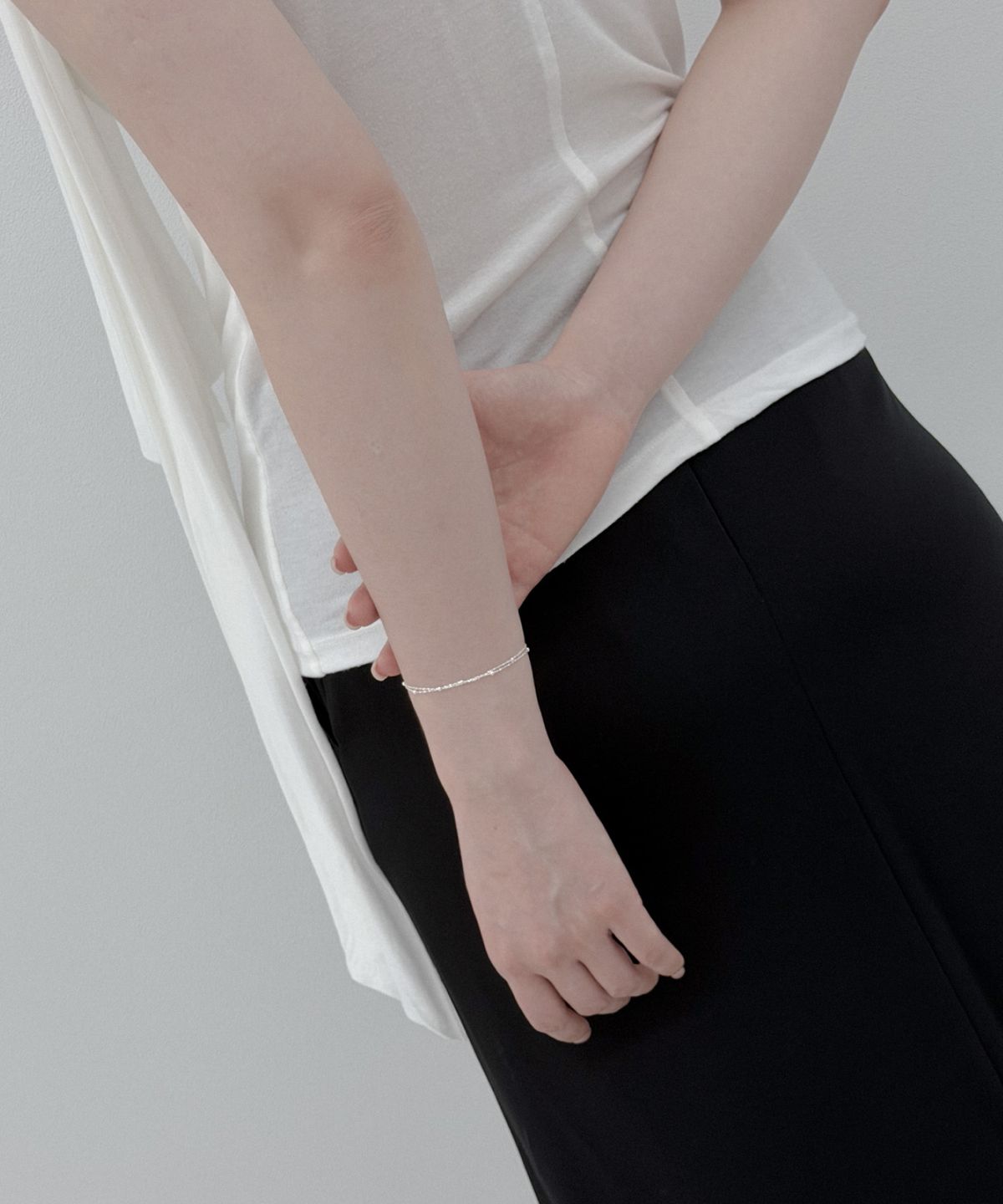 노시스(KNOSIS) [925 silver] 듀 레이어드 팔찌