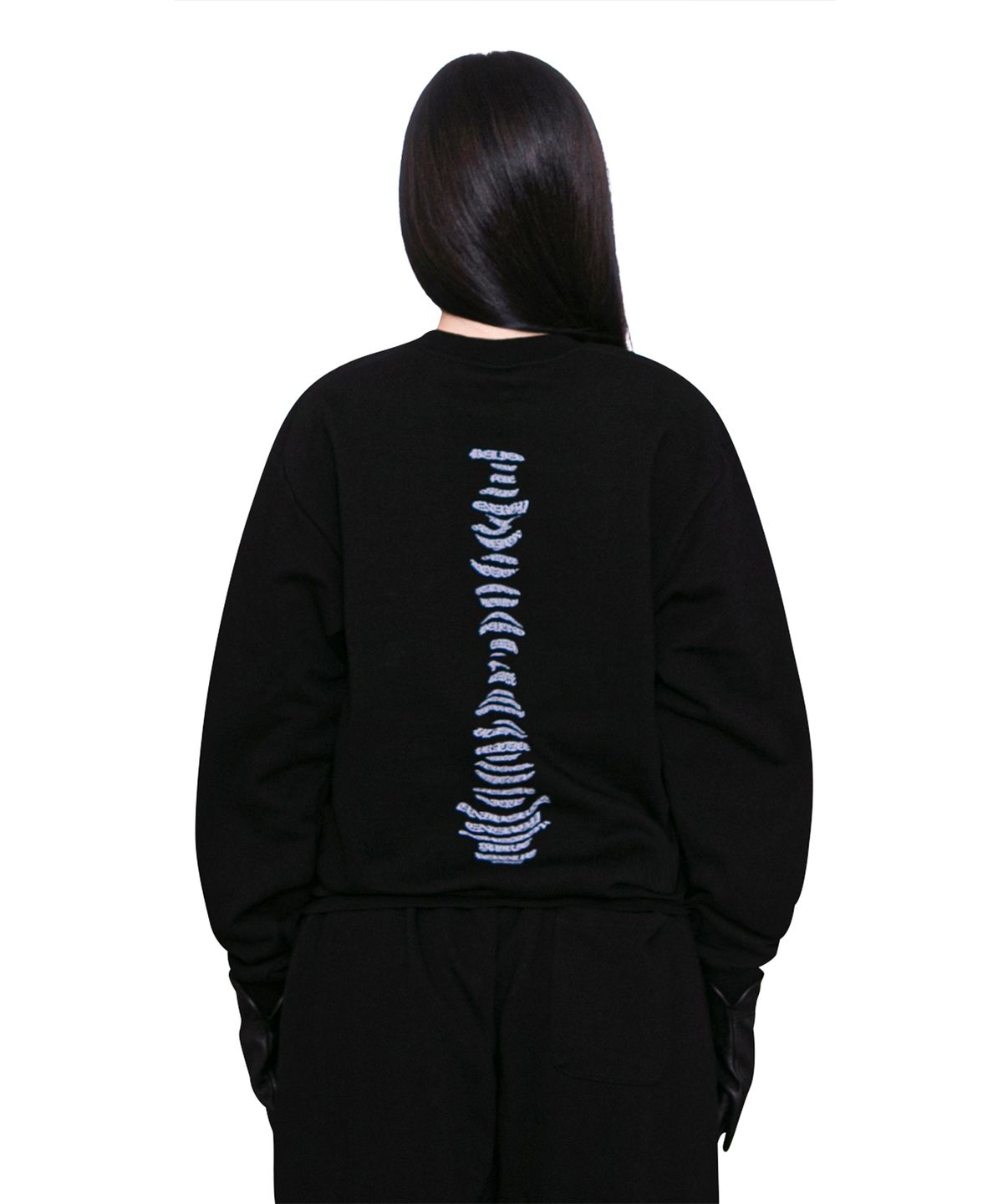 더트(DURT) BONE CORE SWEATSHIRTS (BLACK)