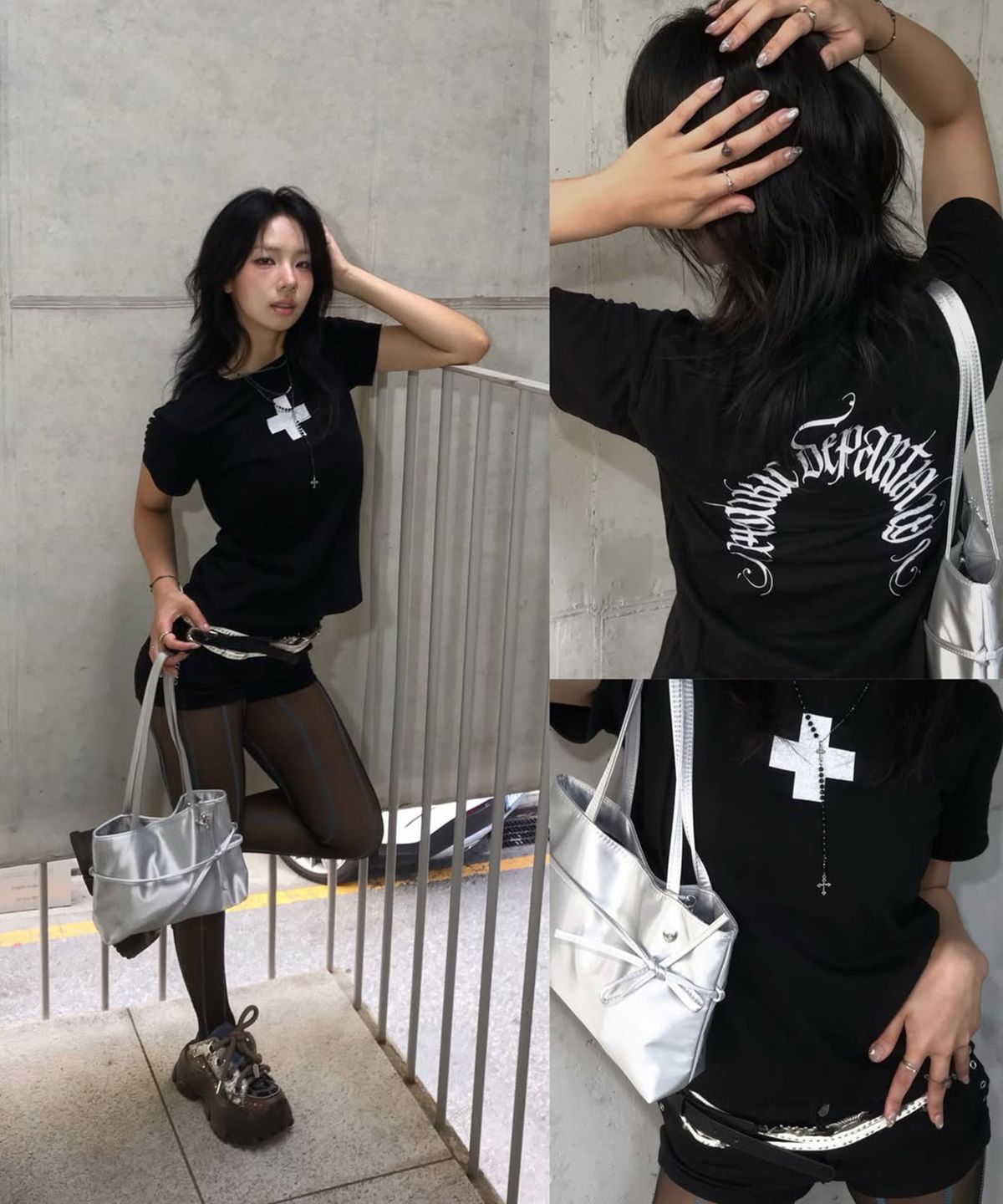 더트(DURT) PLUS CROP TEE (BLACK)