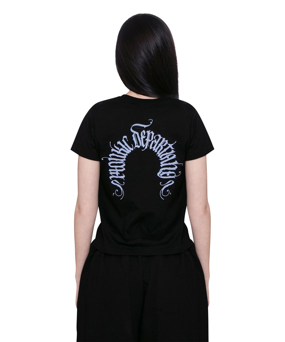 더트(DURT) PLUS CROP TEE (BLACK)