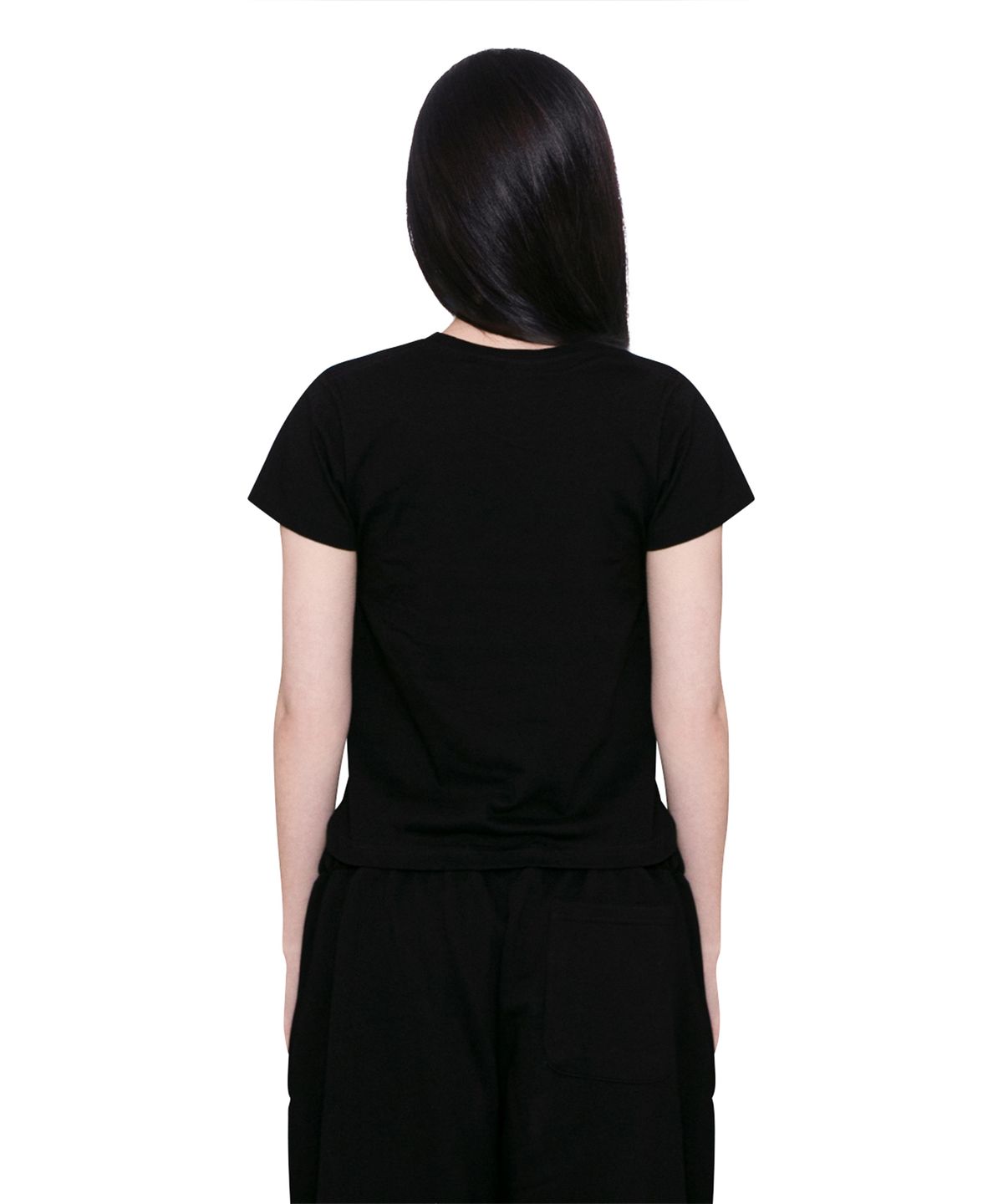 더트(DURT) FLOW CROP TEE (BLACK)