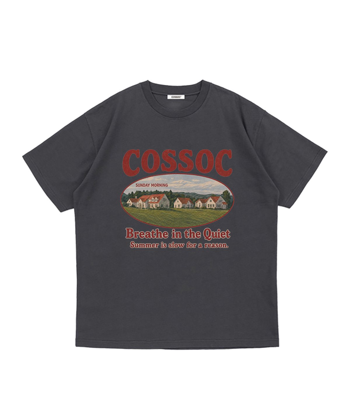 코소(COSO) CC 선데이 모닝 반팔 티셔츠(4 COLORS)