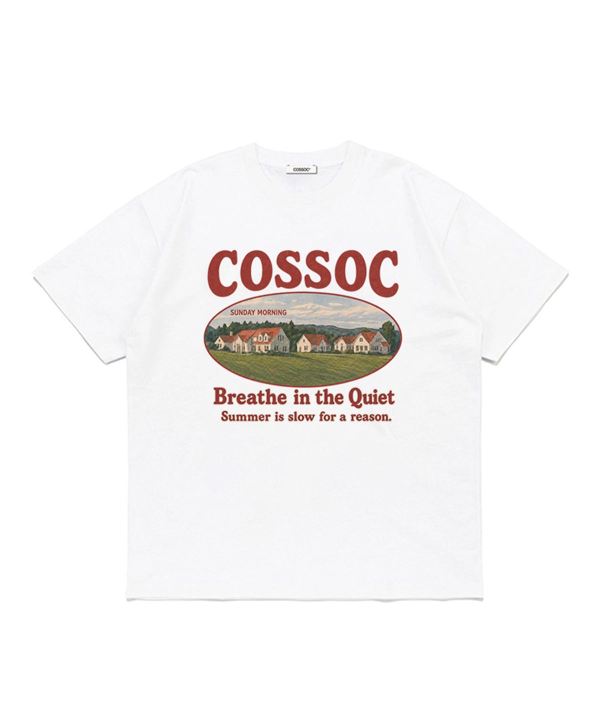 코소(COSO) CC 선데이 모닝 반팔 티셔츠(4 COLORS)