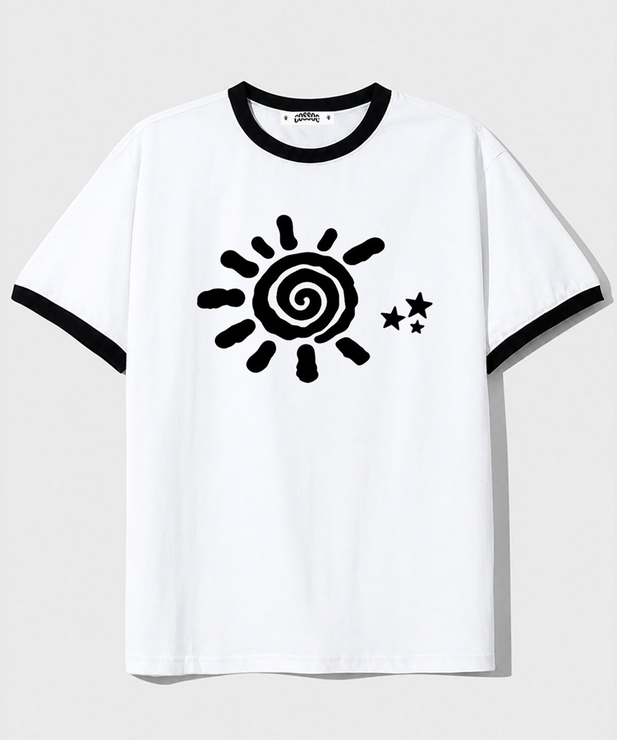 코소(COSO) CC 선 라이크 링거 반팔 티셔츠 (4 COLORS)