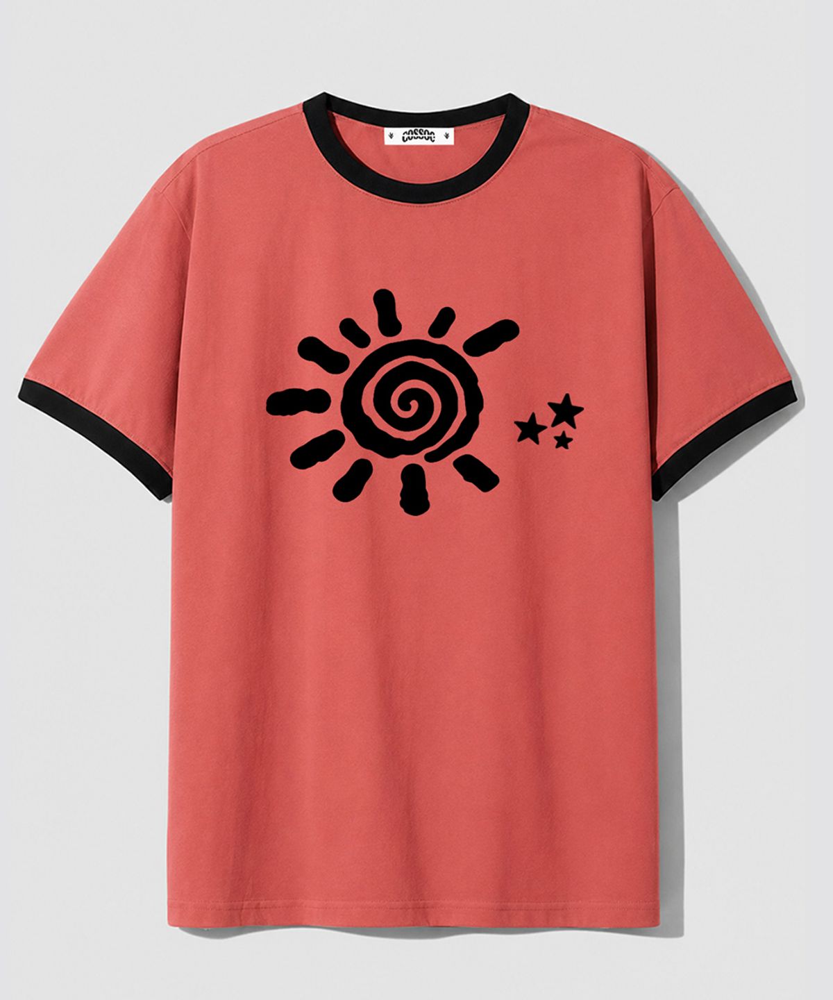 코소(COSO) CC 선 라이크 링거 반팔 티셔츠 (4 COLORS)