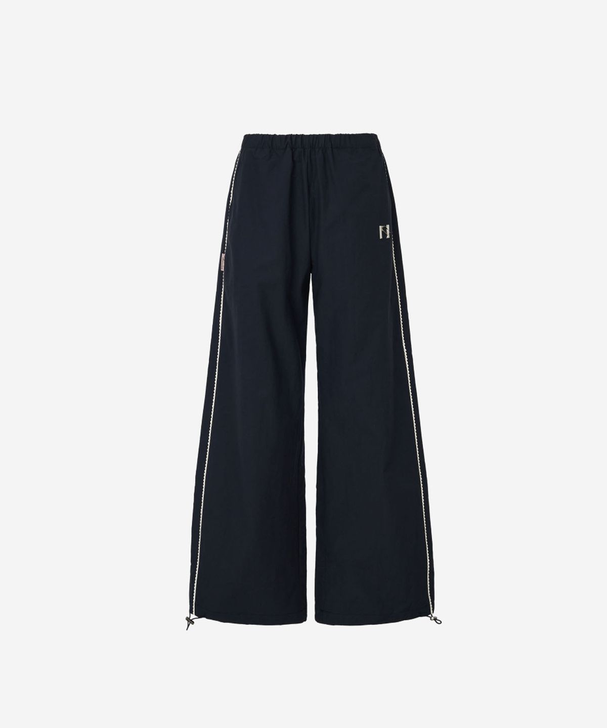 뉴얼린(NEWALRIN) Newalrin emblem nylon wide Pants Navy
