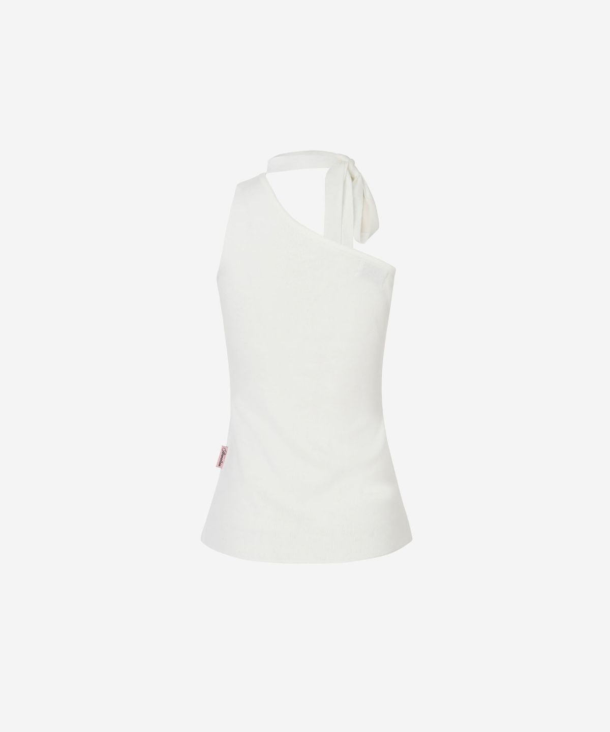 뉴얼린(NEWALRIN) Ruby flower one shoulder sleeveless knit White