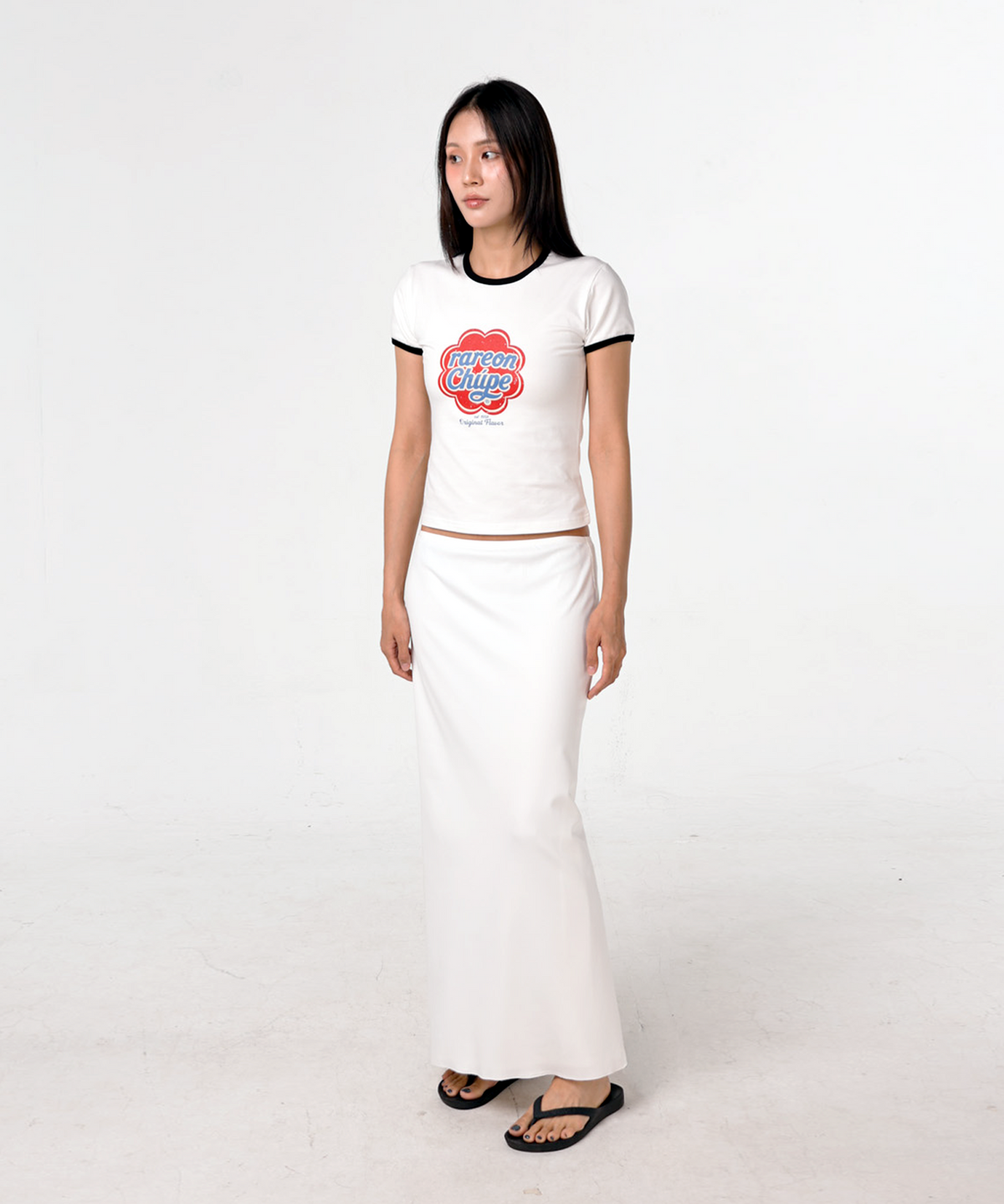 레어 온 레어(RARE ON RARE) Flavor Ringer t-shirts (black)