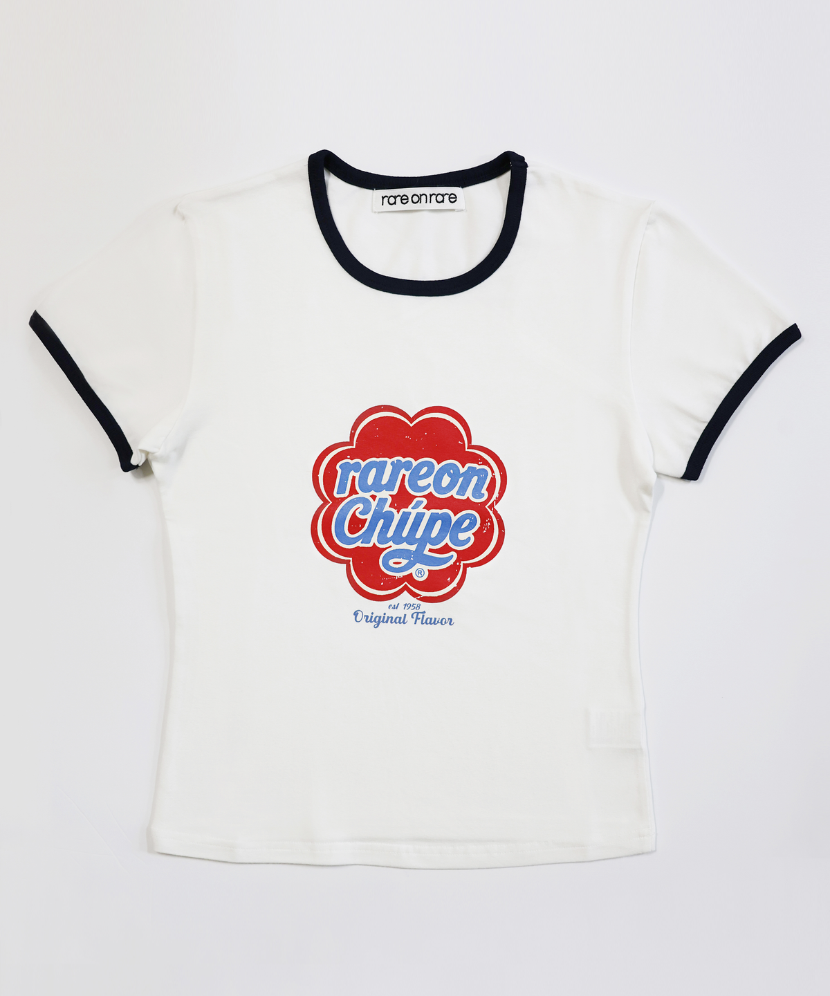 레어 온 레어(RARE ON RARE) Flavor Ringer t-shirts (black)
