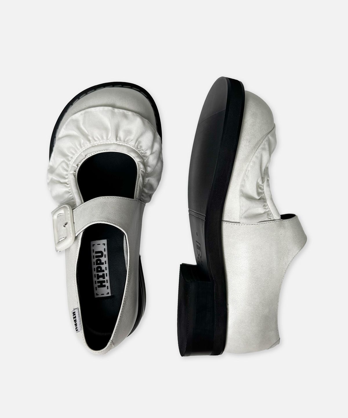 히푸(hippu) Lace Jane Shoes White