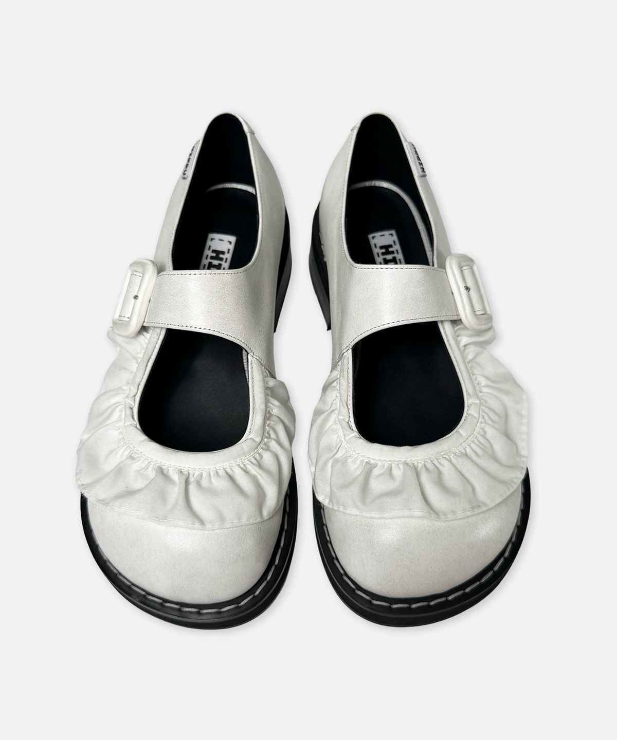 히푸(hippu) Lace Jane Shoes White