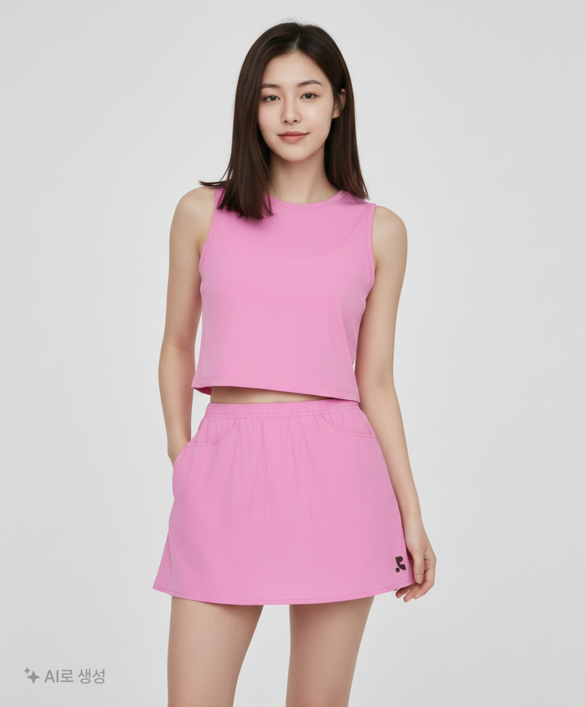 레스트앤레크레이션(REST&RECREATION) RR NYLON SKIRT PANTS PINK S