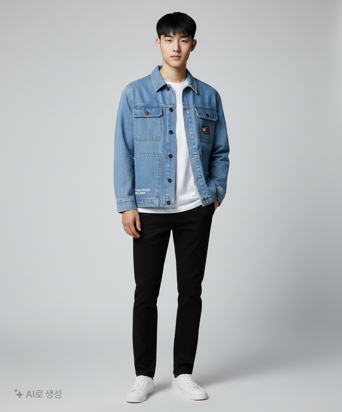 타미진스(TOMMY JEANS) 데님/트러커 재킷 XL