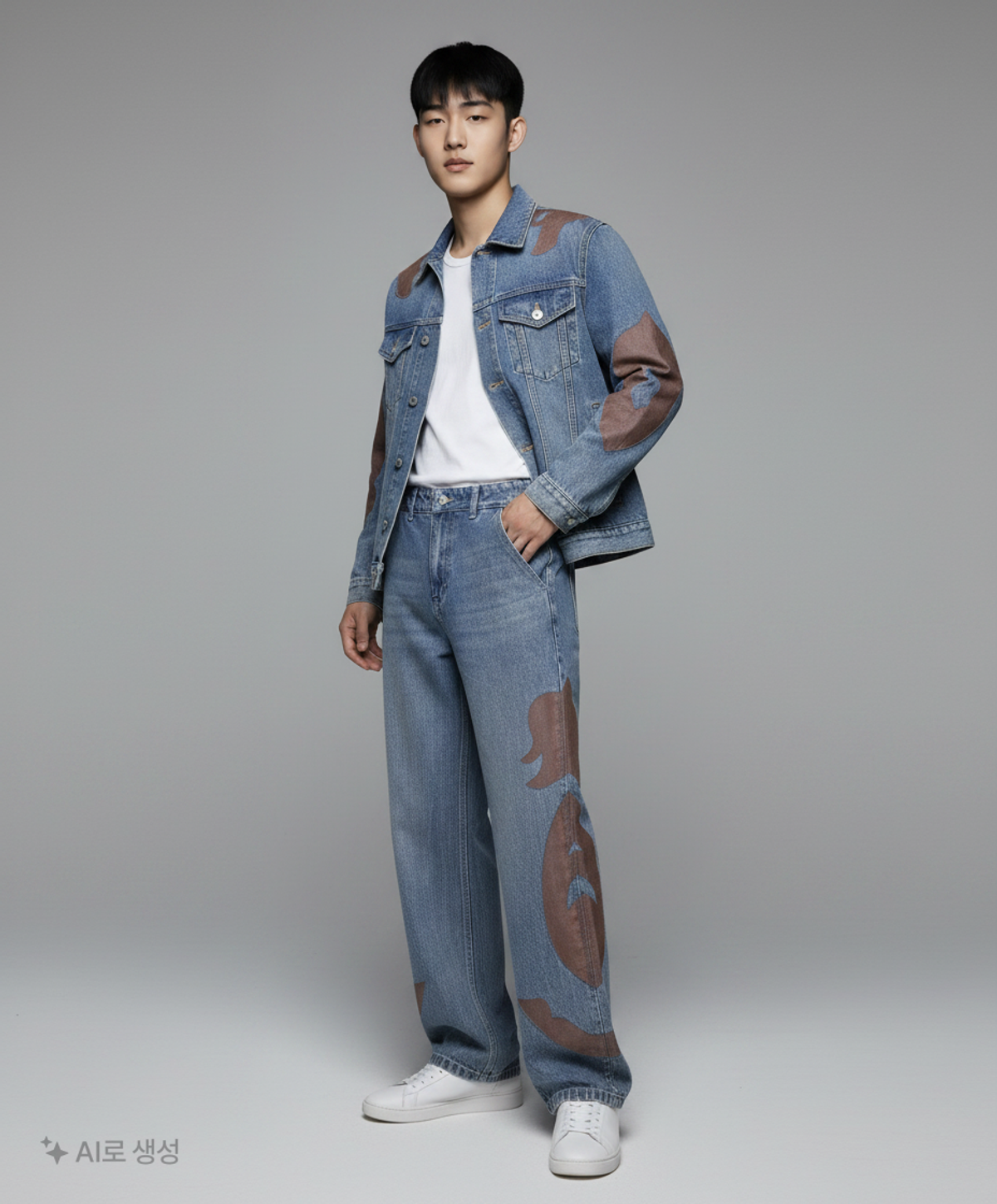 엑스톤즈(XTONZ) 청/데님 팬츠 M
