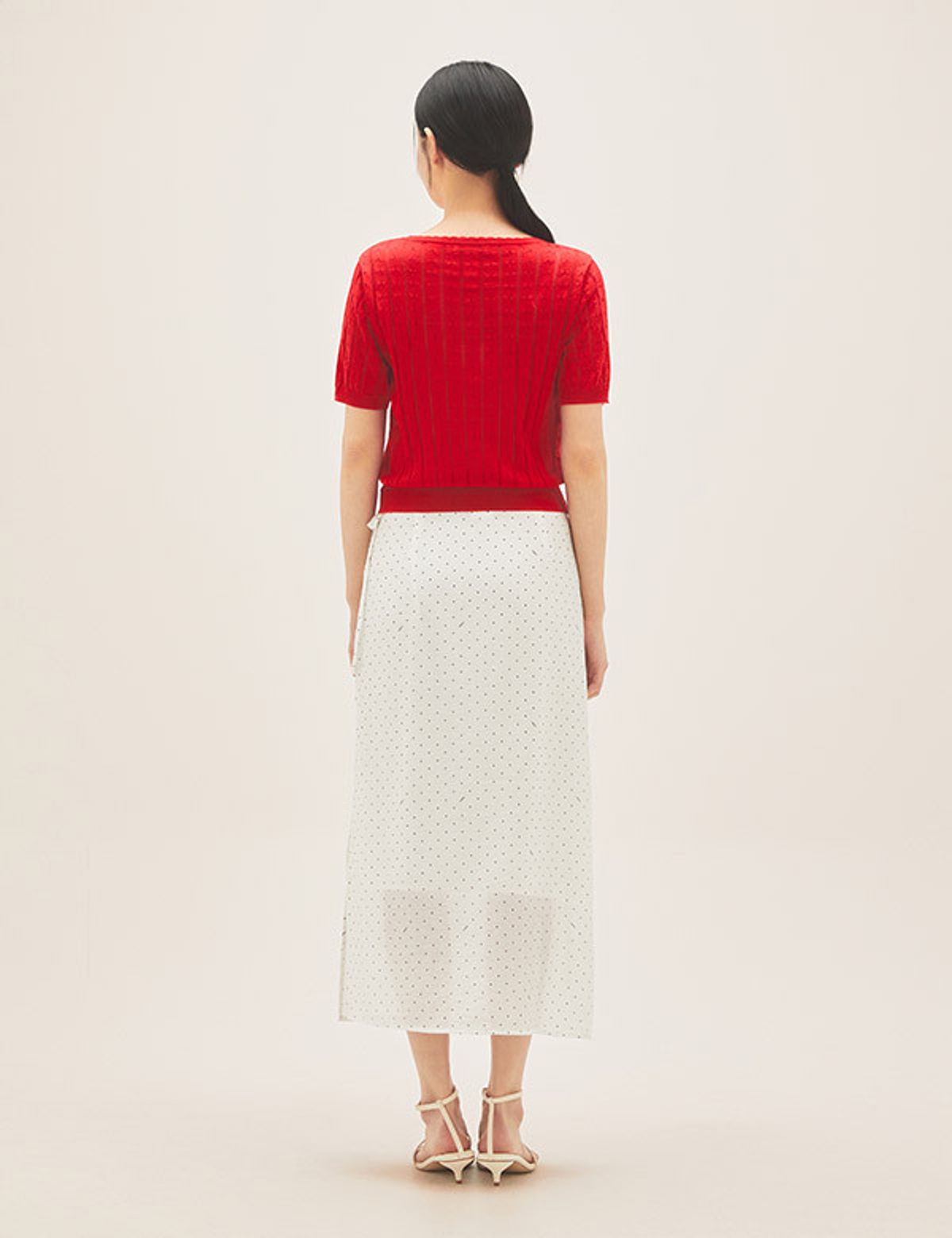 로엠(ROEM) RE 반팔 스칼럽 가디건 (RMCKG26R13) RMCKG37R14