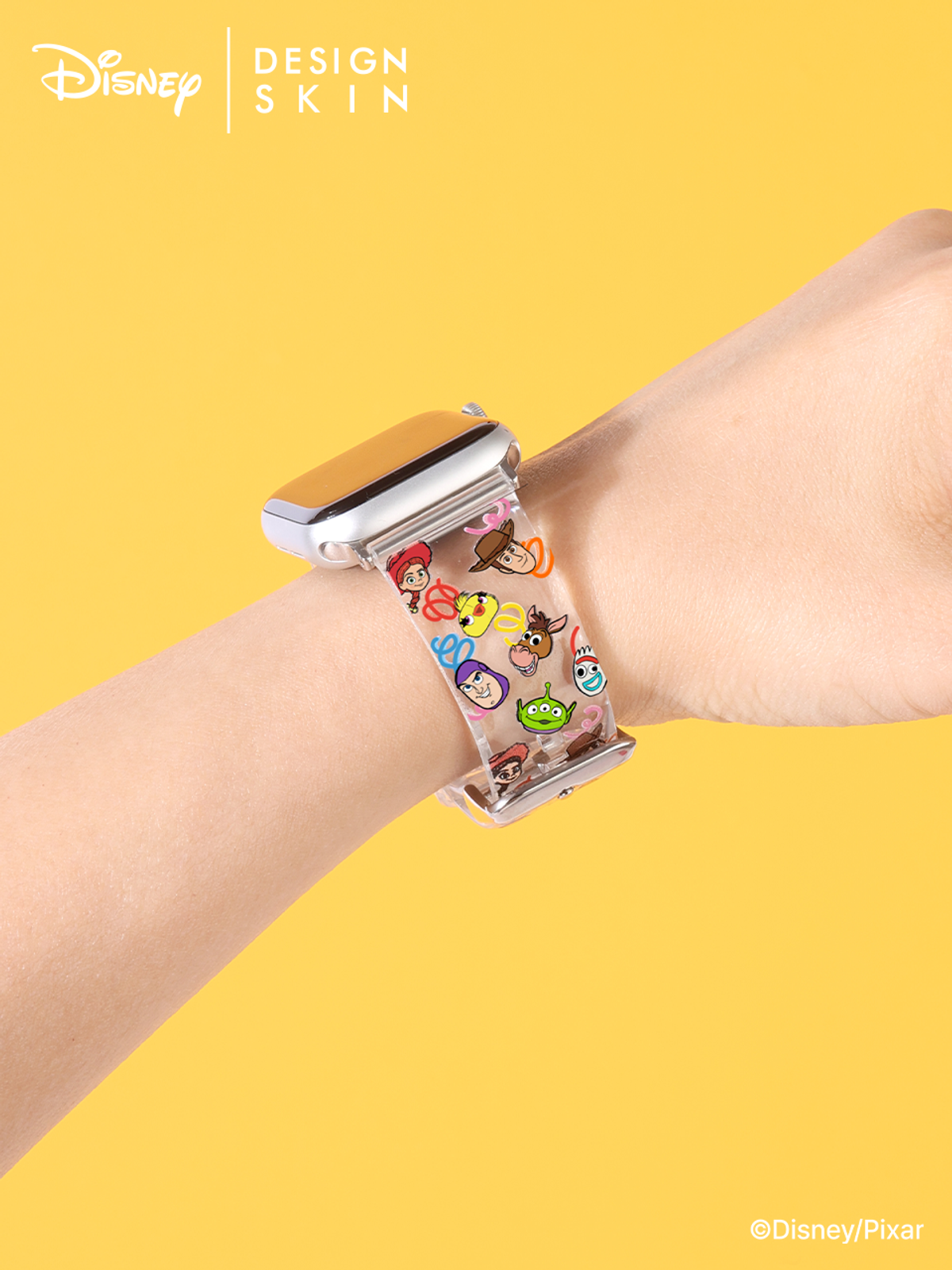 디자인스킨(DESIGNSKIN) [그래픽마켓] 애플워치 40mm 그래픽 스트랩-토이스토리/스프링 토이 페이스