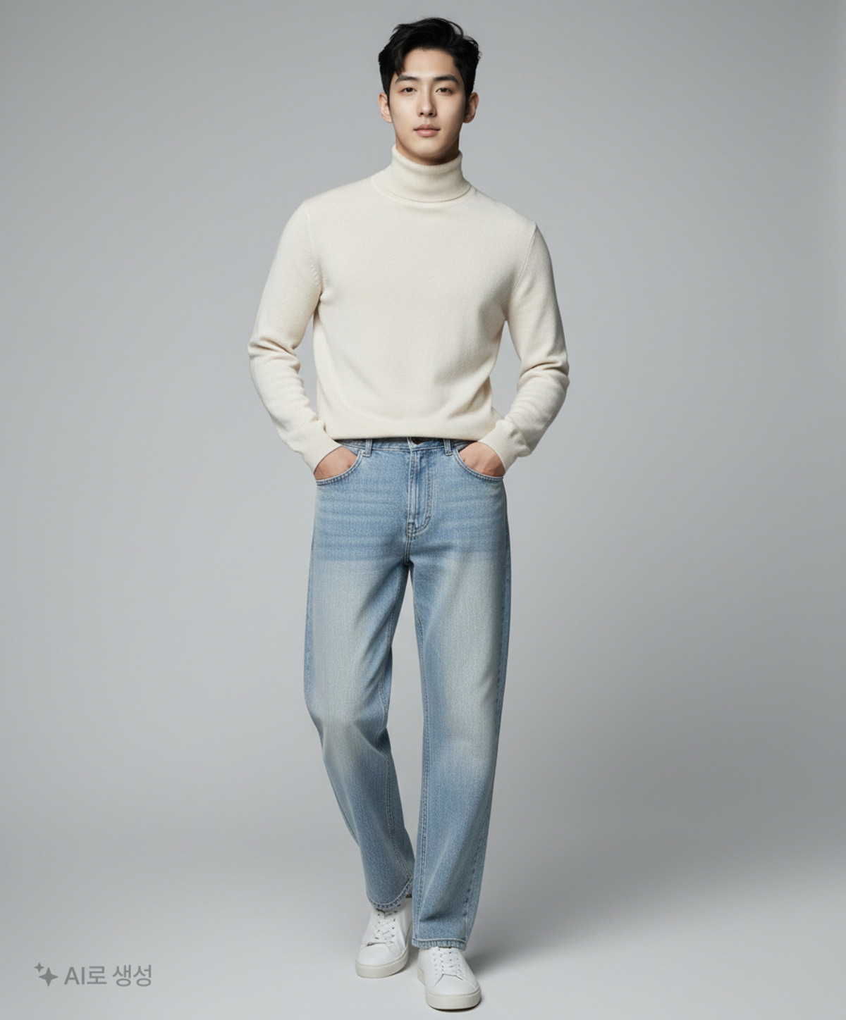 노이어(NOIRER) 청/데님 팬츠 36