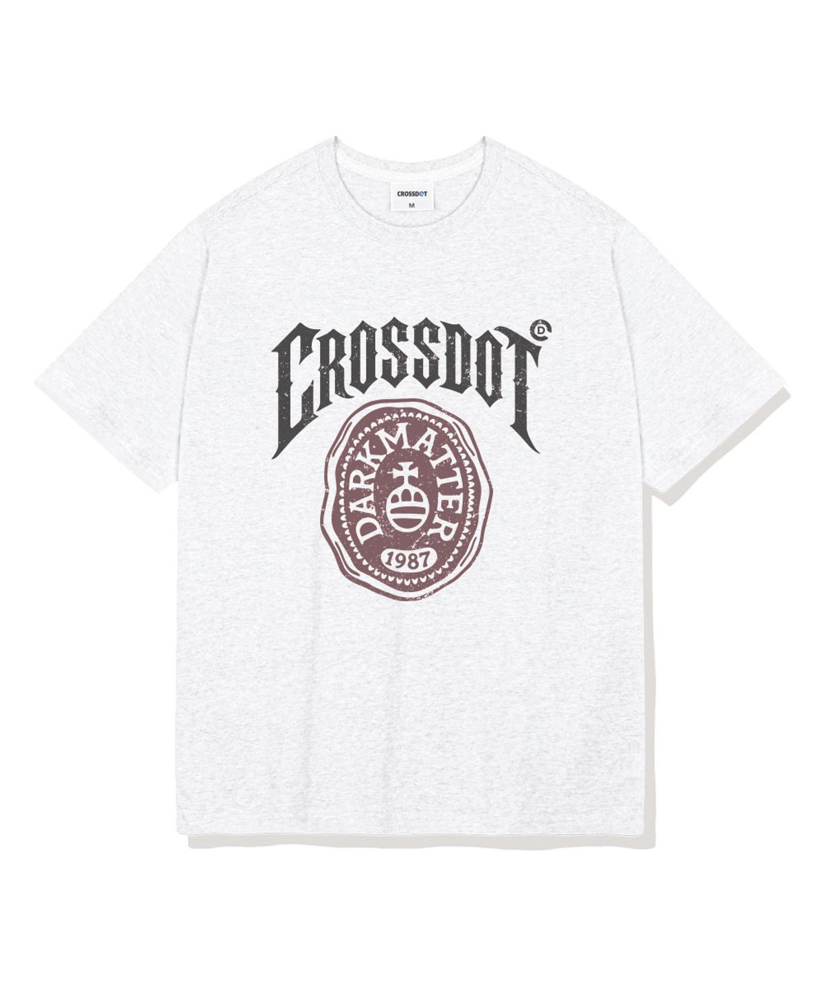 크로스닷(CROSSDOT) 페이탈 오버핏 반팔티셔츠 4 Color [CRSE_1009]