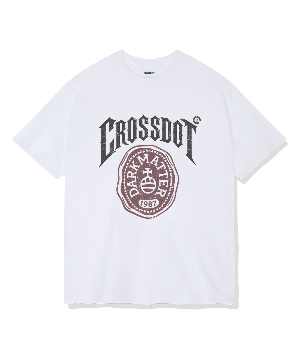 크로스닷(CROSSDOT) 페이탈 오버핏 반팔티셔츠 4 Color [CRSE_1009]