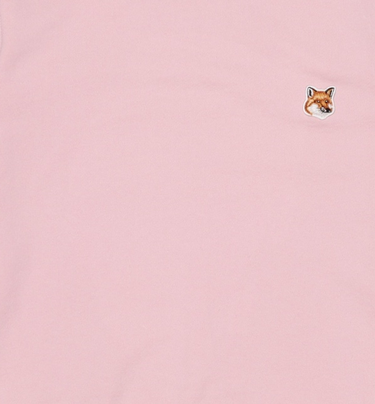 메종 키츠네(MAISON KITSUNE) 폭스 헤드 패치 레귤러 맨투맨 - 블랙 / LW00302KM0001P199 S