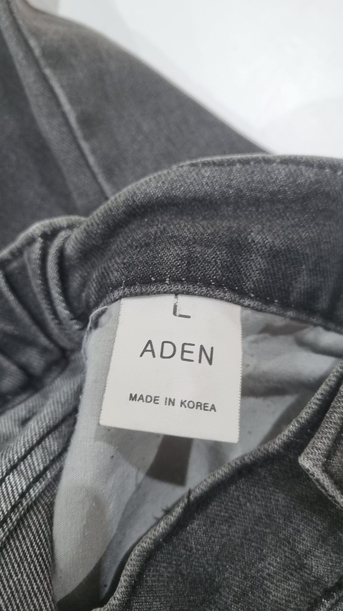 아덴(Aden) 청/데님 팬츠 L
