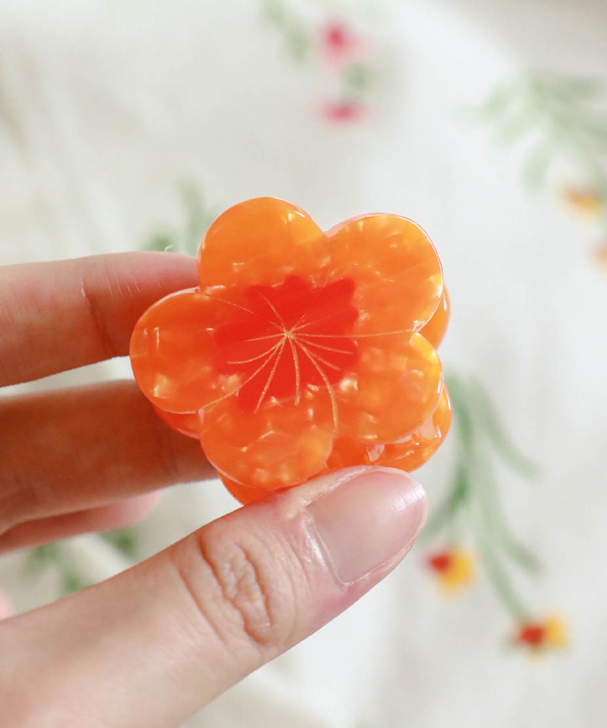 쿠쿠수제뜨(COUCOU SUZETTE) (선물포장) Nasturtium Mini Hair Claw