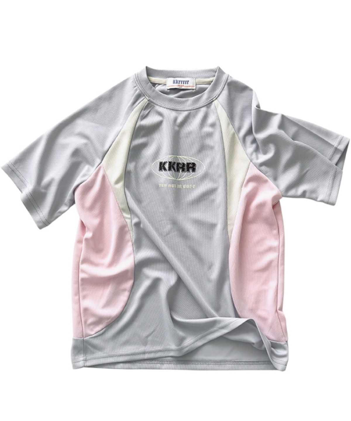 꺄르르르(KKRRRRR) Rugby T-shirts / gray