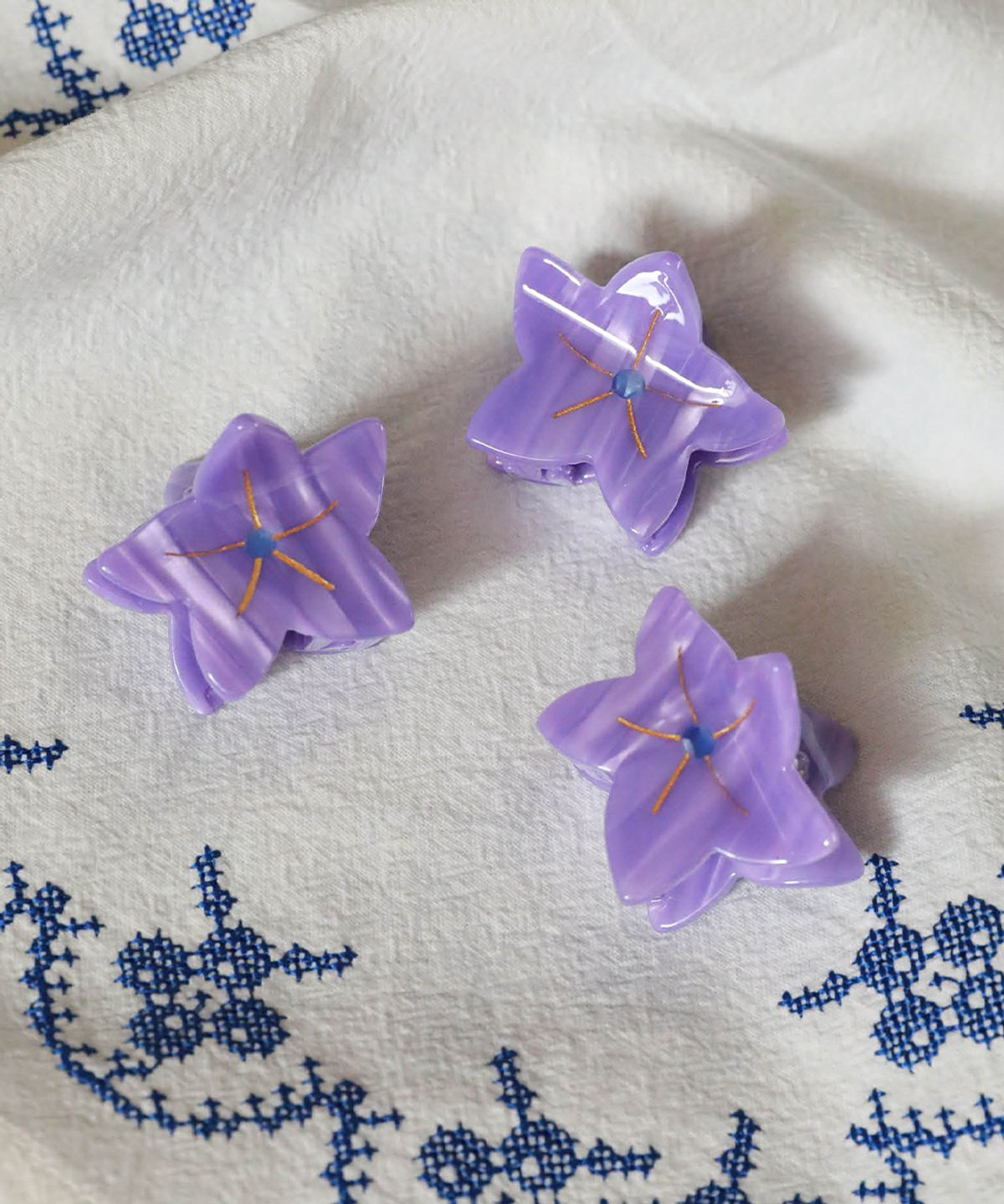 쿠쿠수제뜨(COUCOU SUZETTE) (선물포장) Bellflower Mini Hair Claw