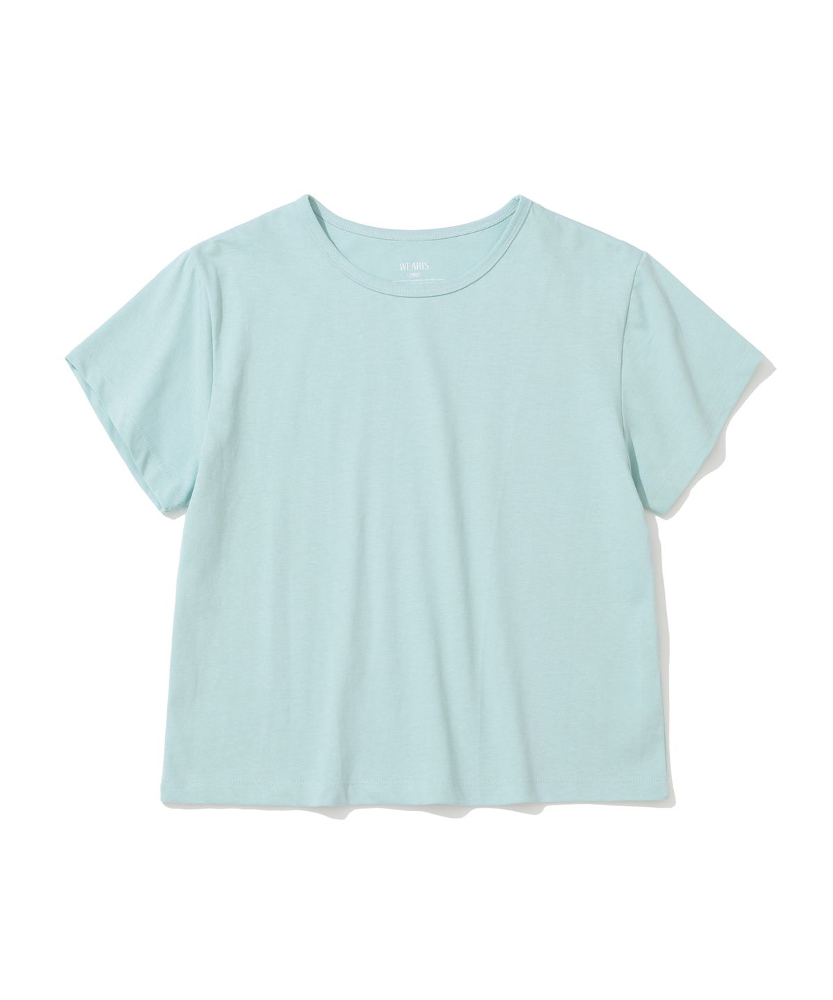 웨어리즈(WEARIS) 크롭 숏 슬리브 티셔츠