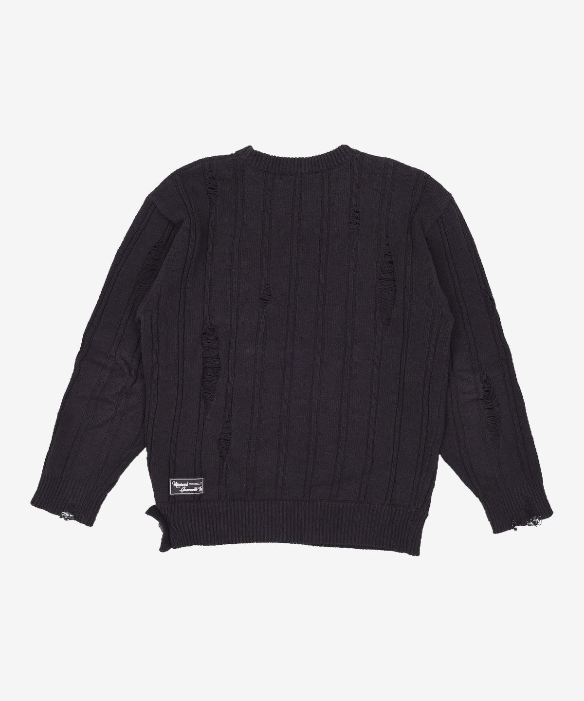 엠엠지엘(MMGL) DISTRESSED SWEATER (BLACK) 2